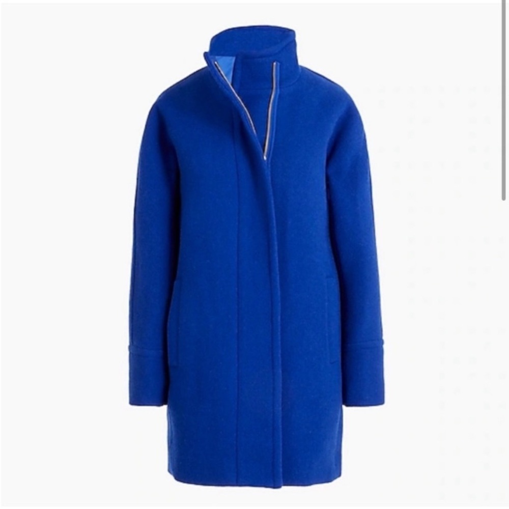EUC! J. Crew City Coat Blue Size 6